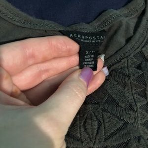 Aeropostale grey tank top